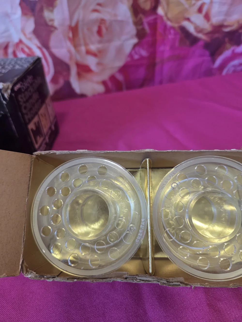 Gold Floral Candle Holders / Decorative Candle Stakes